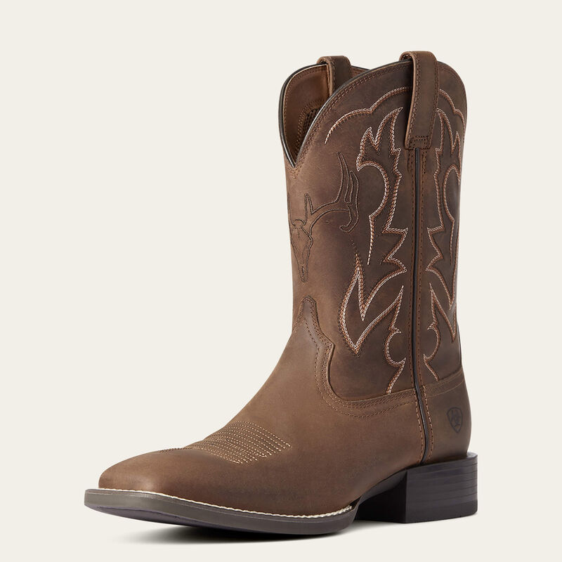 Ariat Men's Sport Outdoor Distressed Boots- Brown - Irvine Tack & Western Wear