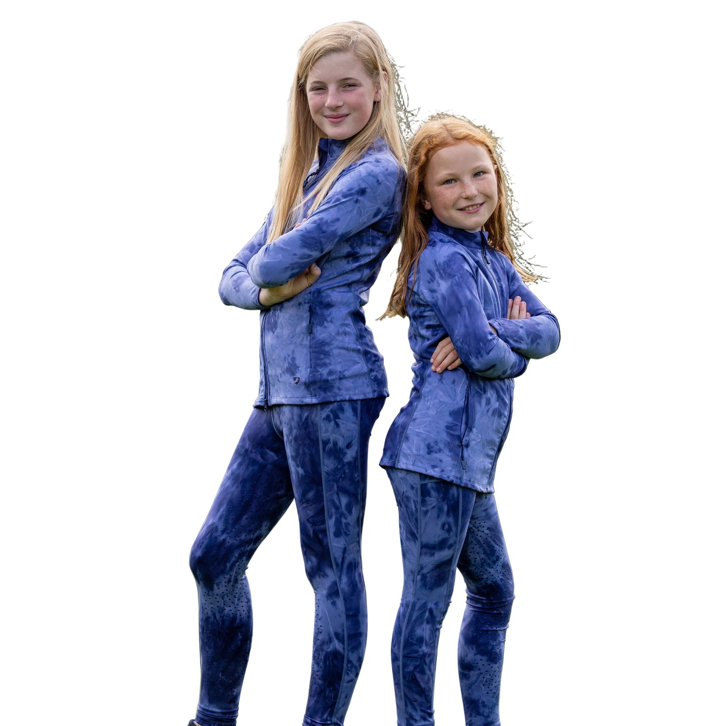 Aubrion Non-Stop Jacket - Young Rider - Navy Tie Dye