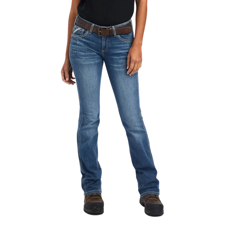 Ariat Women's Rebar Riveter Bootcut Jeans - Malibu - Irvine Tack & Western Wear