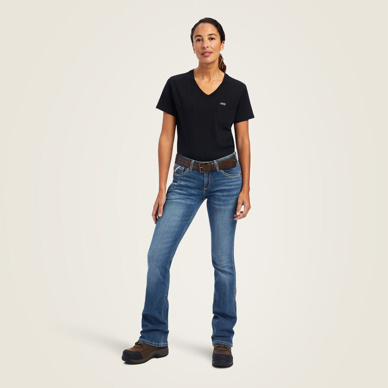 Ariat Women's Rebar Riveter Bootcut Jeans - Malibu
