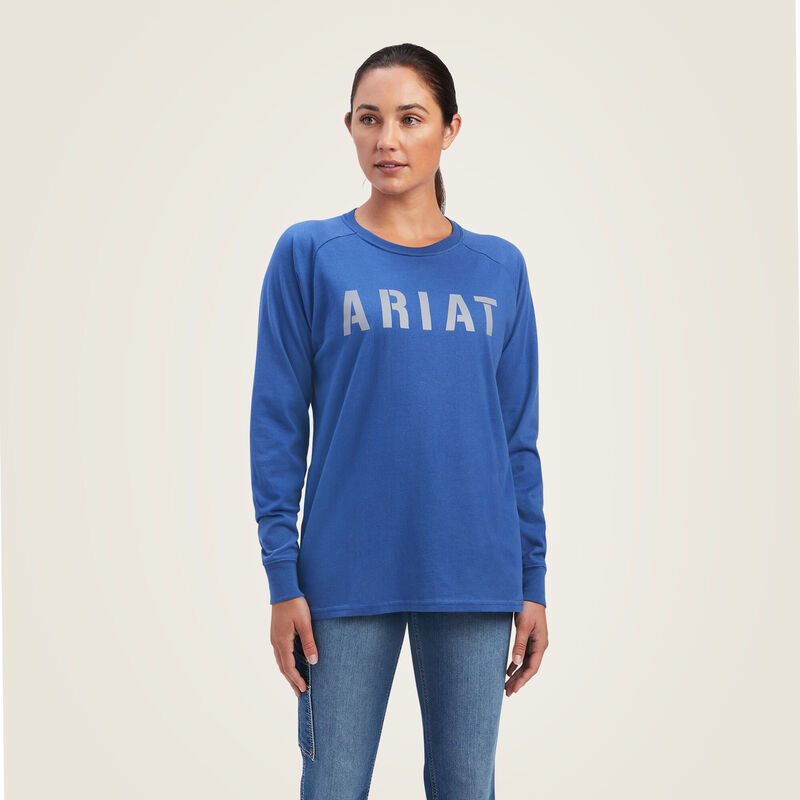 Ariat Womens Rebar Cotton Strong Block T-Shirt