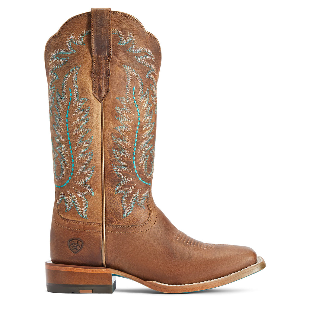 Ariat Womens Frontier Tilly Rodeo Tan Western Boots