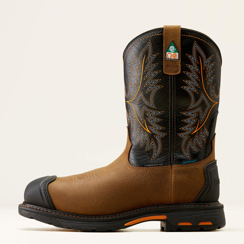 Toes With Rye Ariat Men's WorkHog CSA XTR Waterproof Composite Toe Work Boots - Rye ...