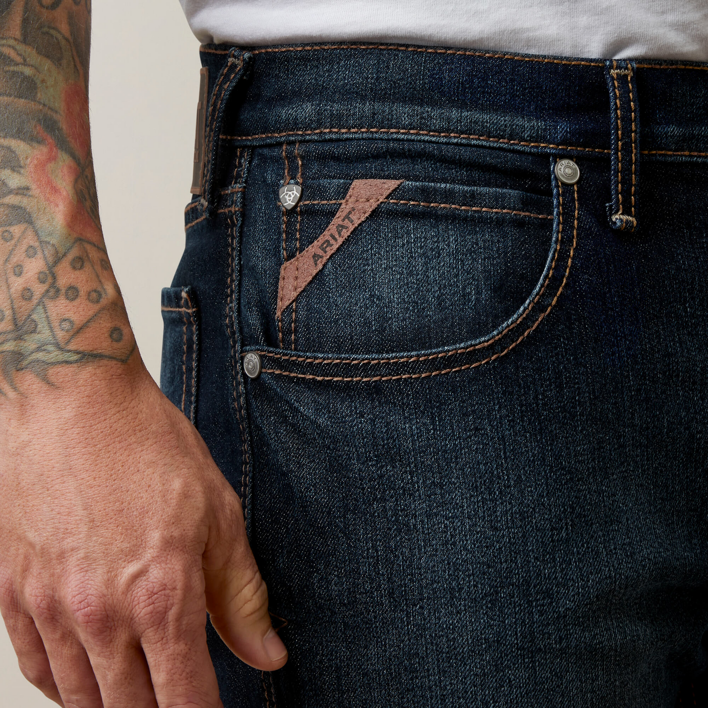 **Ariat Men's M1 Vintage Hansen Straight Jeans - Clayton