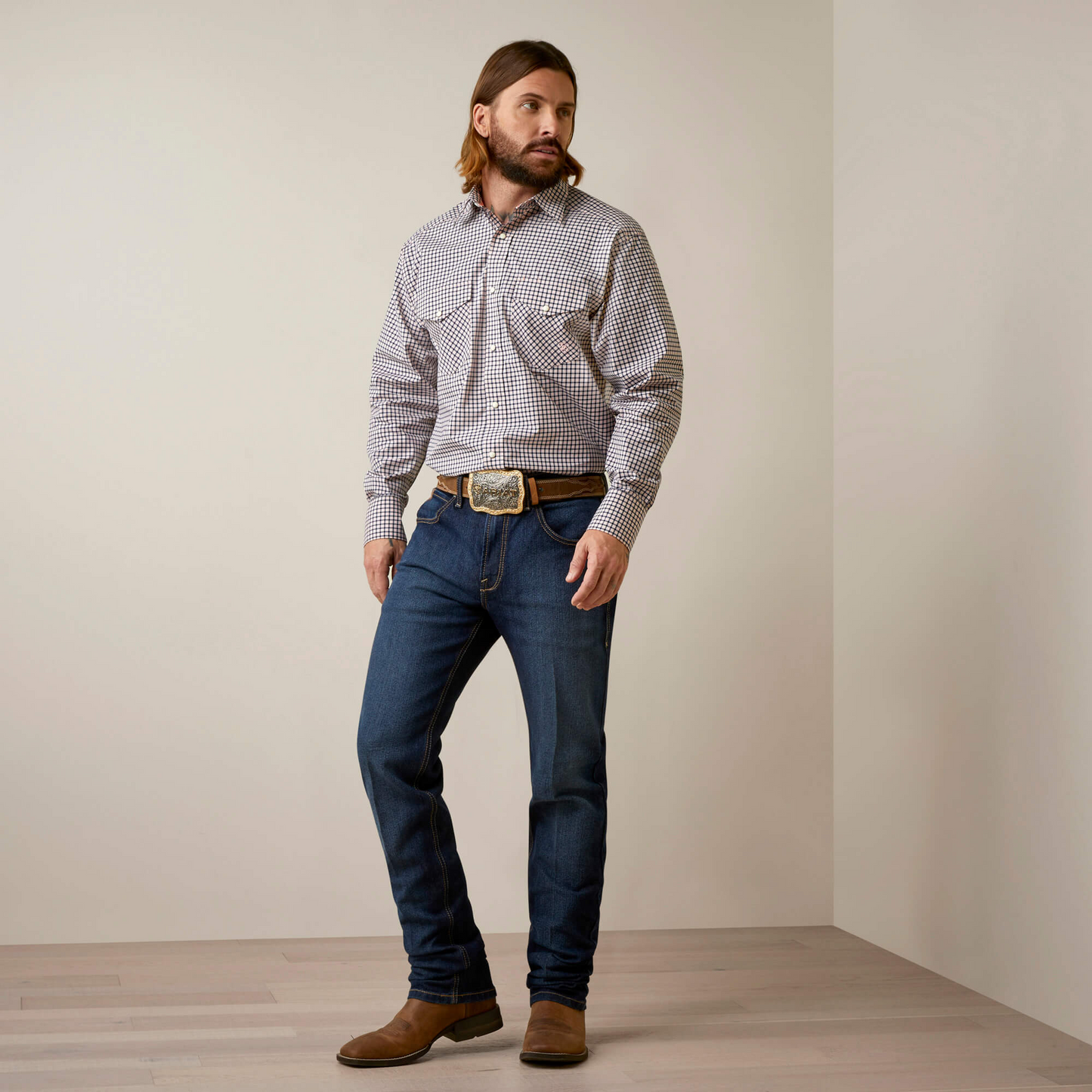 **Ariat Men's M1 Vintage Hansen Straight Jeans - Clayton