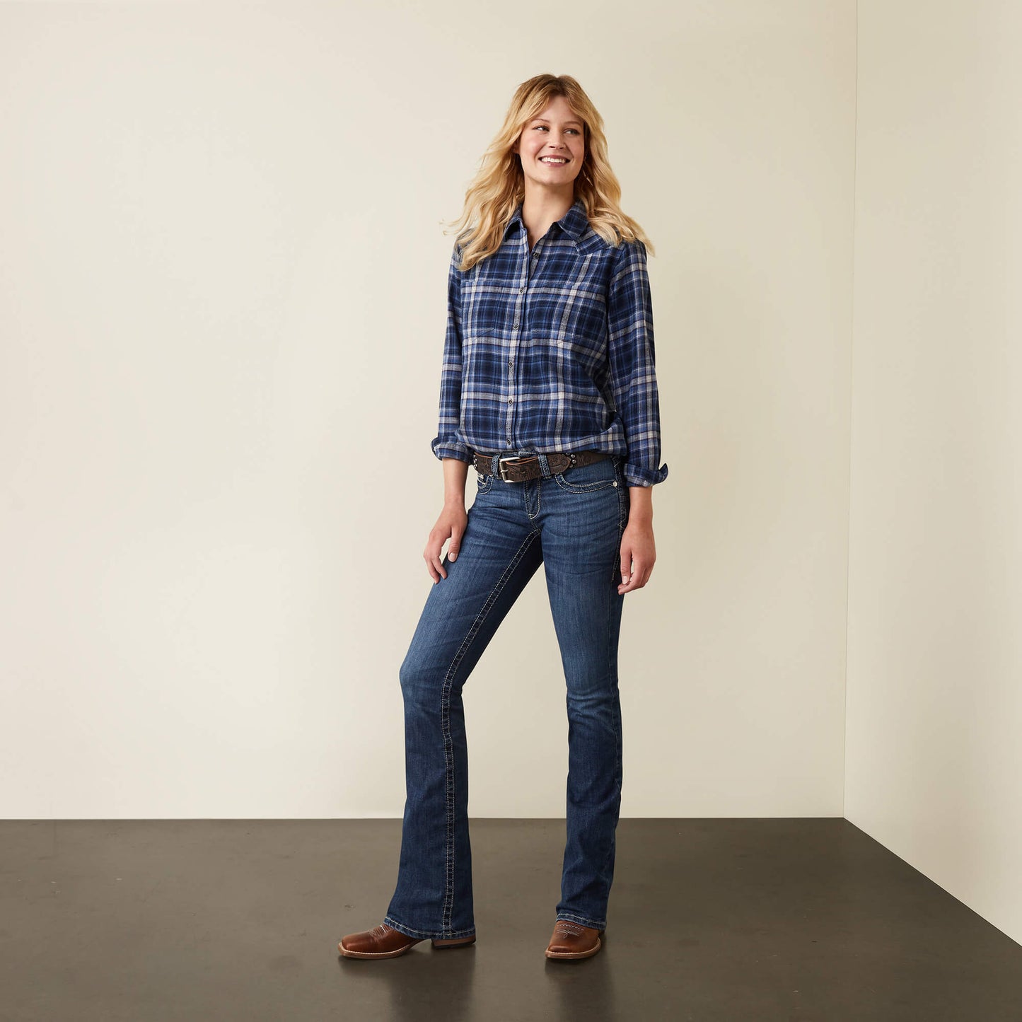 **Ariat Women's REAL Mid Rise Miriam Bootcut Jeans - Irvine