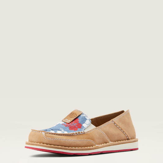 Ariat Women's Cruiser Western Aloha Shoes - Walnut