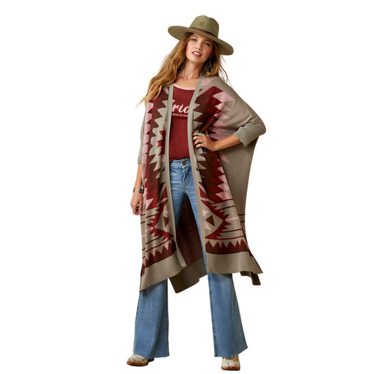 Ariat Women's Serape Style Cardigan - Multi