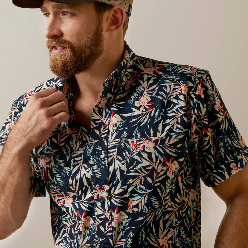 Ariat Men's Omer FTD SS Shirt Midnight