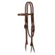 Weaver Leather Oiled Buckstitch Headstall - Herman Oak Collection- Browband