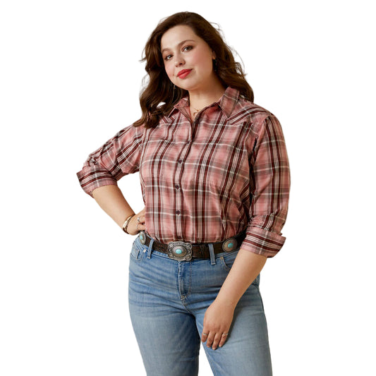 Ariat Women's REAL Billie Rae Shirt - Saguaro Plaid