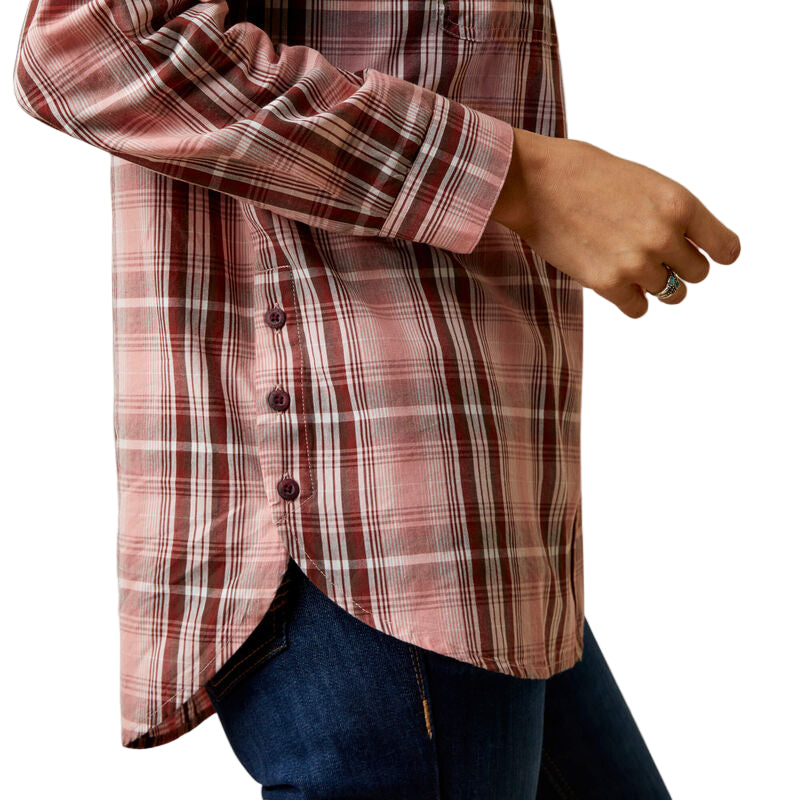 Ariat Women's REAL Billie Rae Shirt - Saguaro Plaid