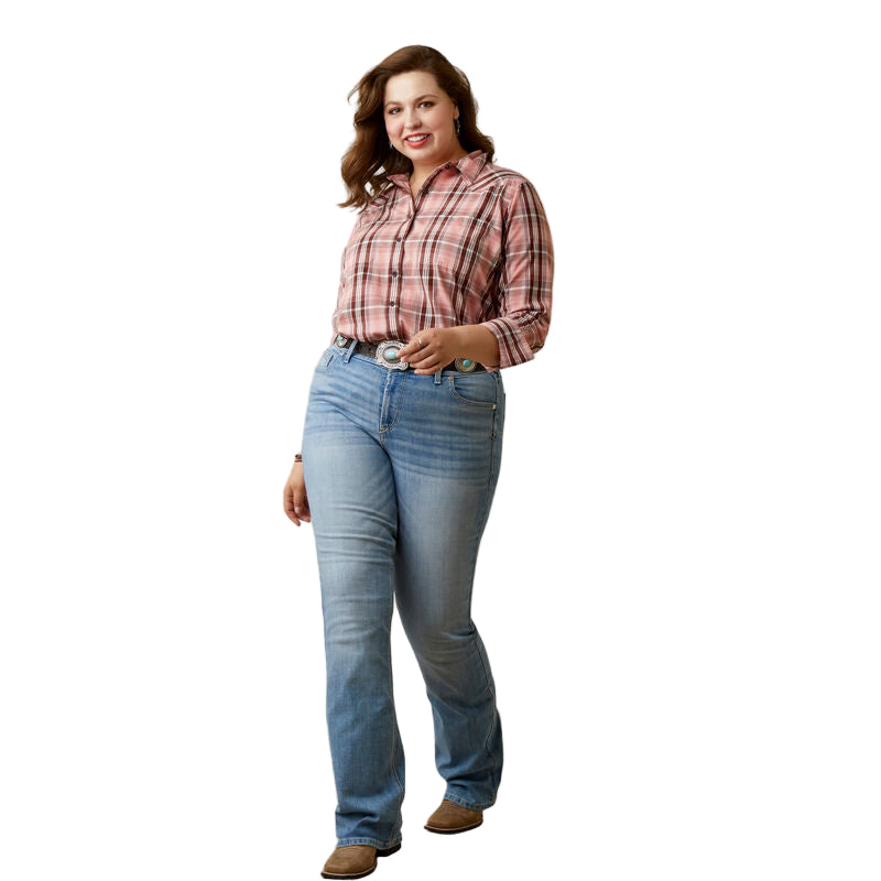 Ariat Women's REAL Billie Rae Shirt - Saguaro Plaid