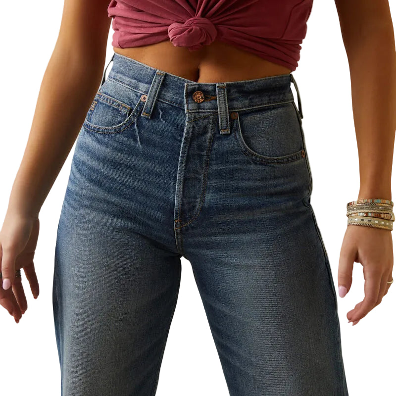 Ariat Women's Ultra Tomboy Wide Jeans - Moana - Irvine Tack & Western Wear