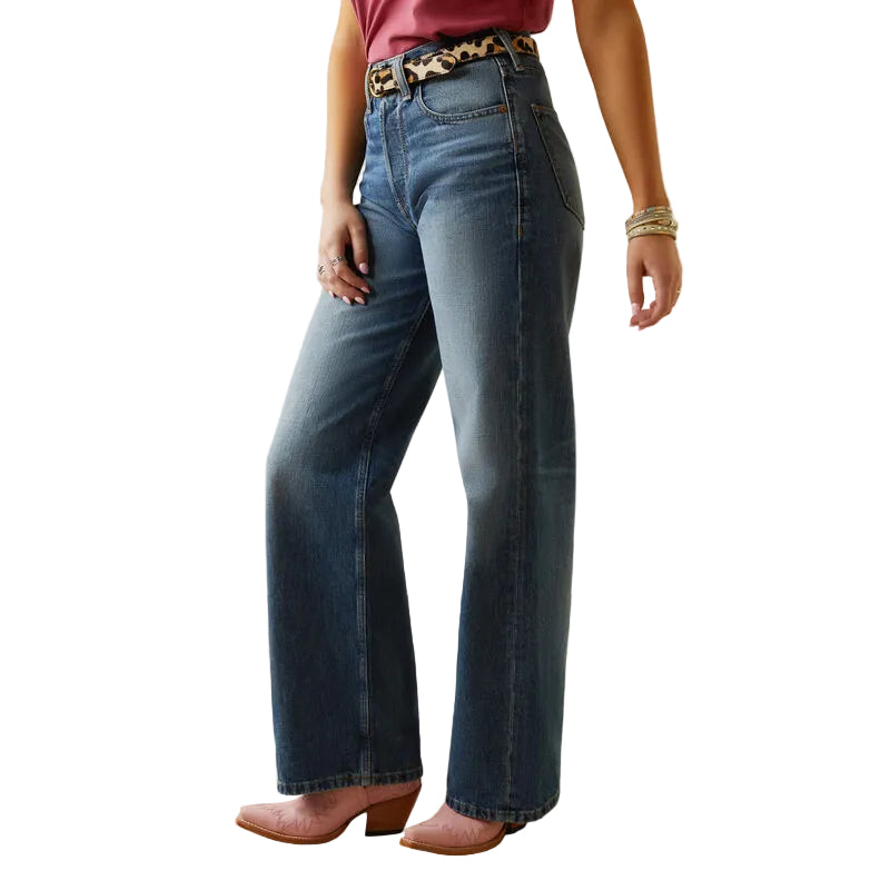 Ariat Women's Ultra Tomboy Wide Jeans - Moana - Irvine Tack & Western Wear