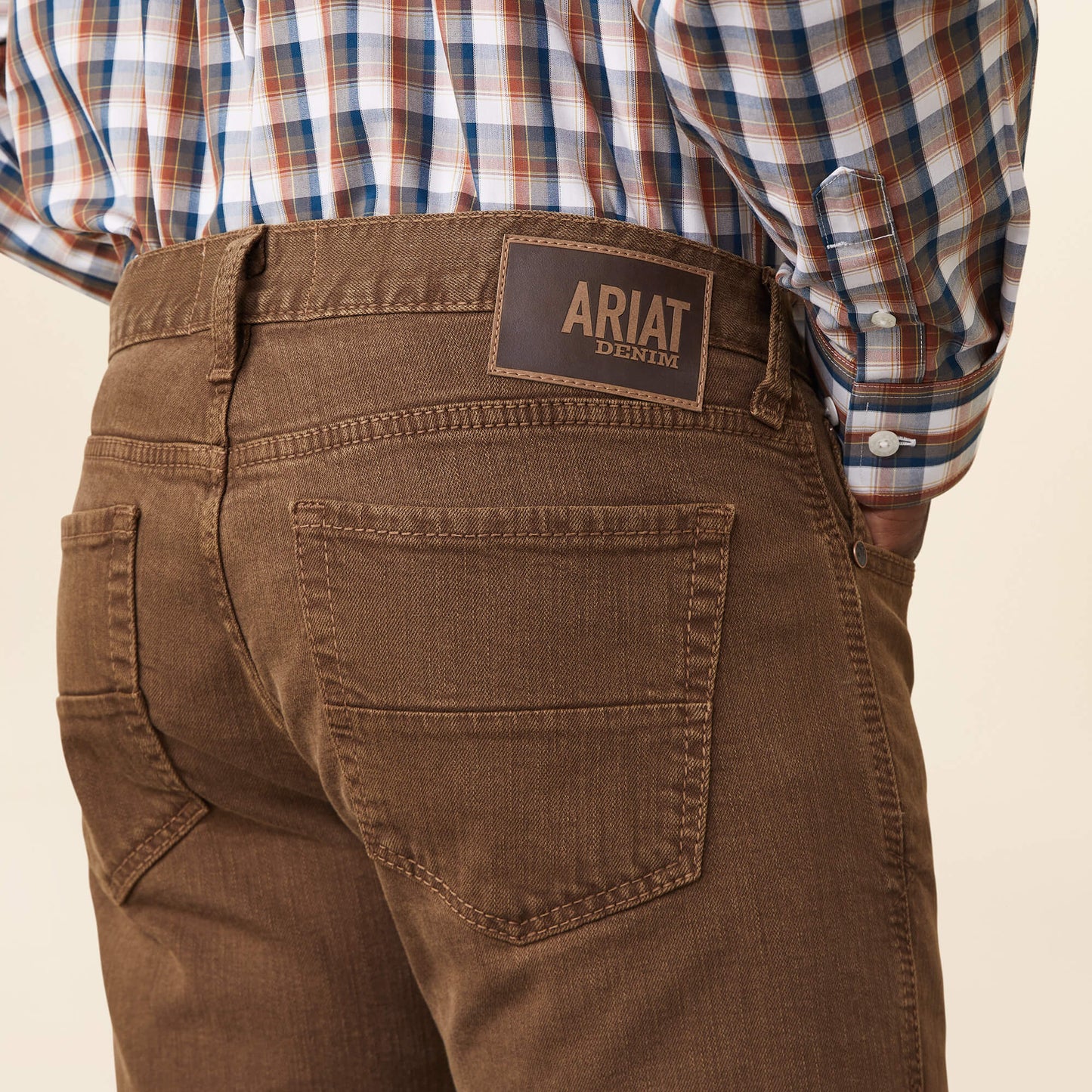 **Ariat Men's M7 Grizzly Straight Jeans - Peat