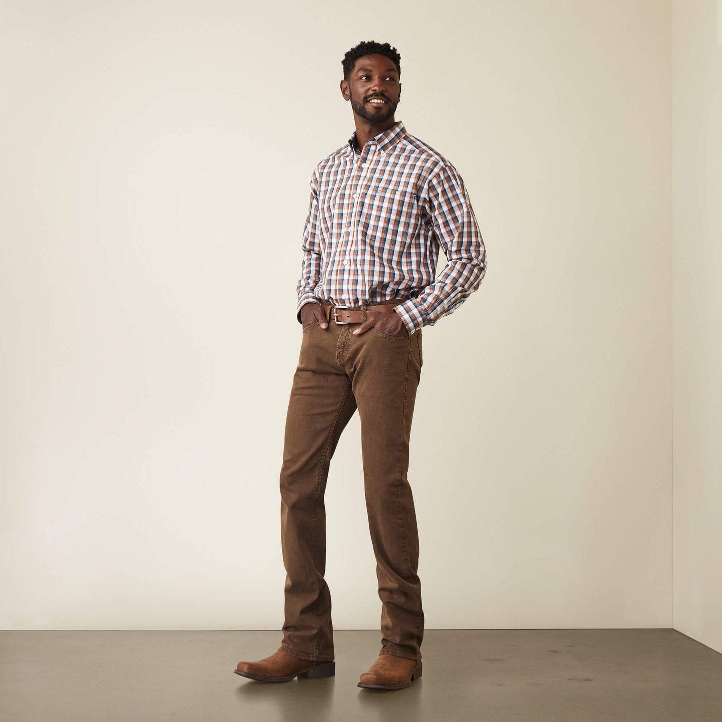 **Ariat Men's M7 Grizzly Straight Jeans - Peat