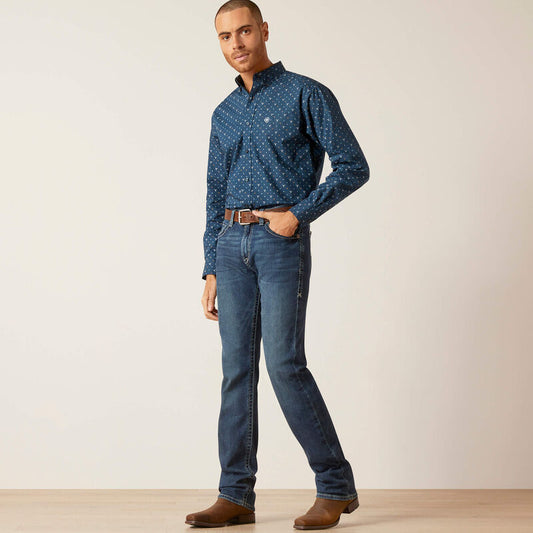 **Ariat Men's M8 Modern TekStretch Easton Slim Jeans - Galaxy