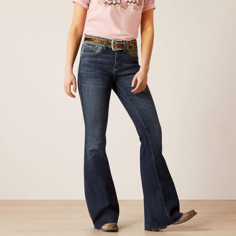 **Ariat Women's REAL High Rise Doba Flare Jeans - Missouri**FINAL SALE**