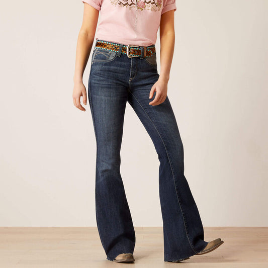 **Ariat Women's REAL High Rise Doba Flare Jeans - Missouri**FINAL SALE**