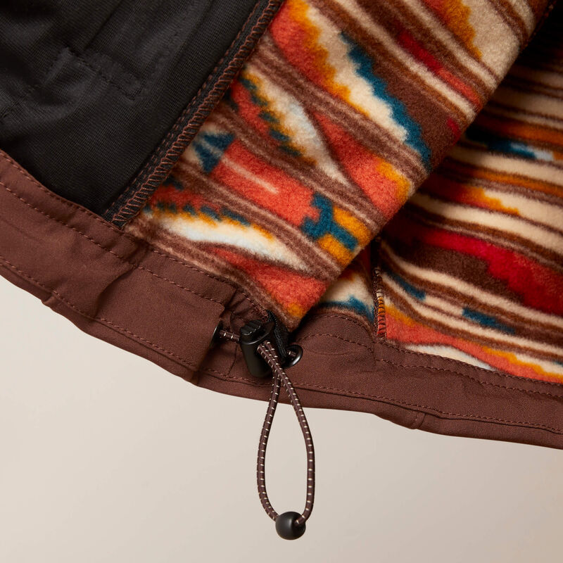 Ariat Men's Fleece Chimayo Jacket - Shaved Chocolate