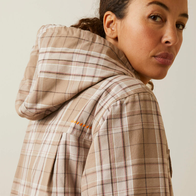 Ariat Women's Rebar Flannel Shirt Jacket  FSL Plaid