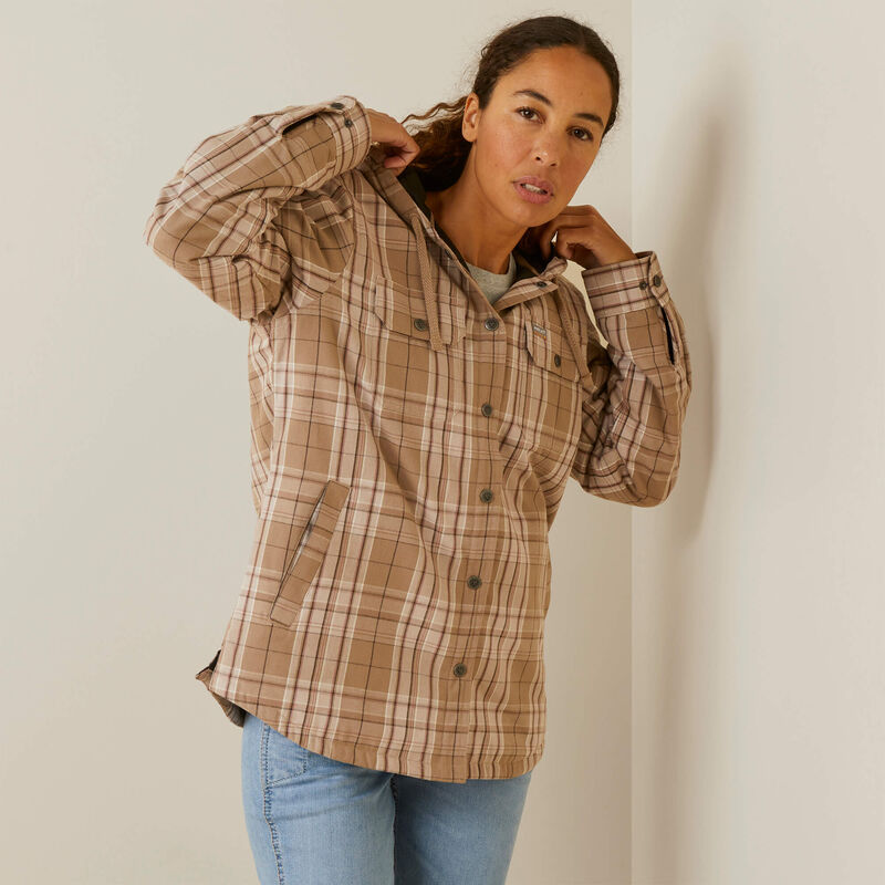 Ariat Women's Rebar Flannel Shirt Jacket  FSL Plaid
