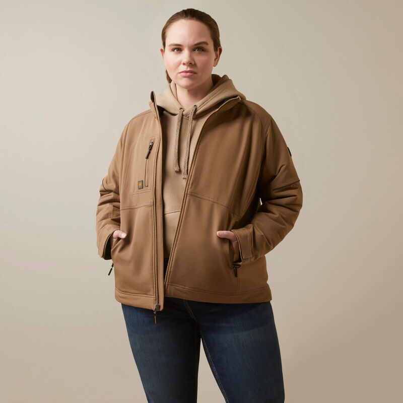 Ariat Women's Rebar DriTEK DuraStretch Insulated Jacket  Rebar Khaki