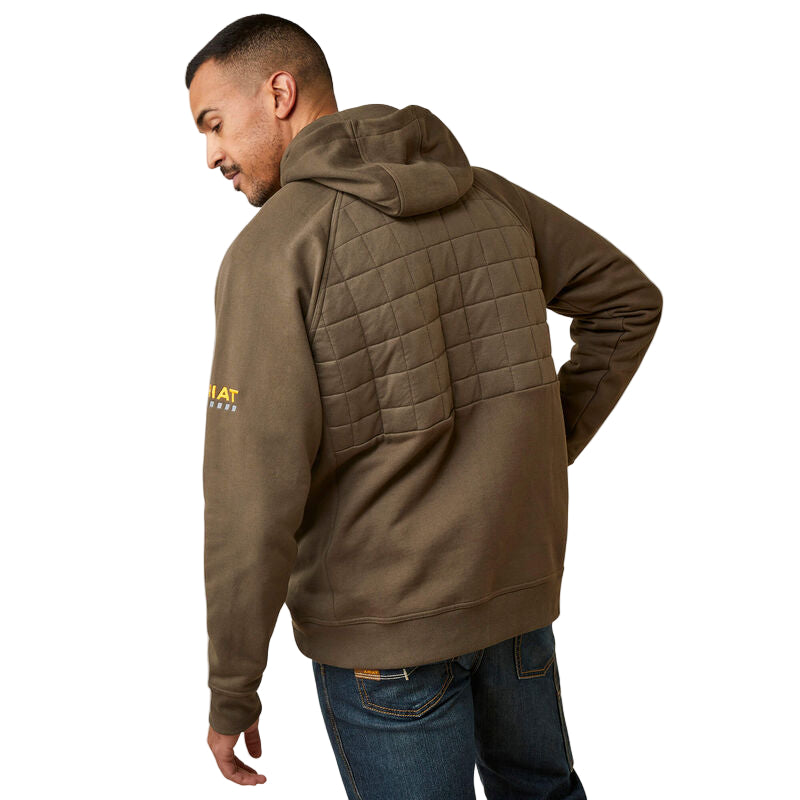 Ariat Men's Rebar Regulator Full Zip Hoodie - Wren