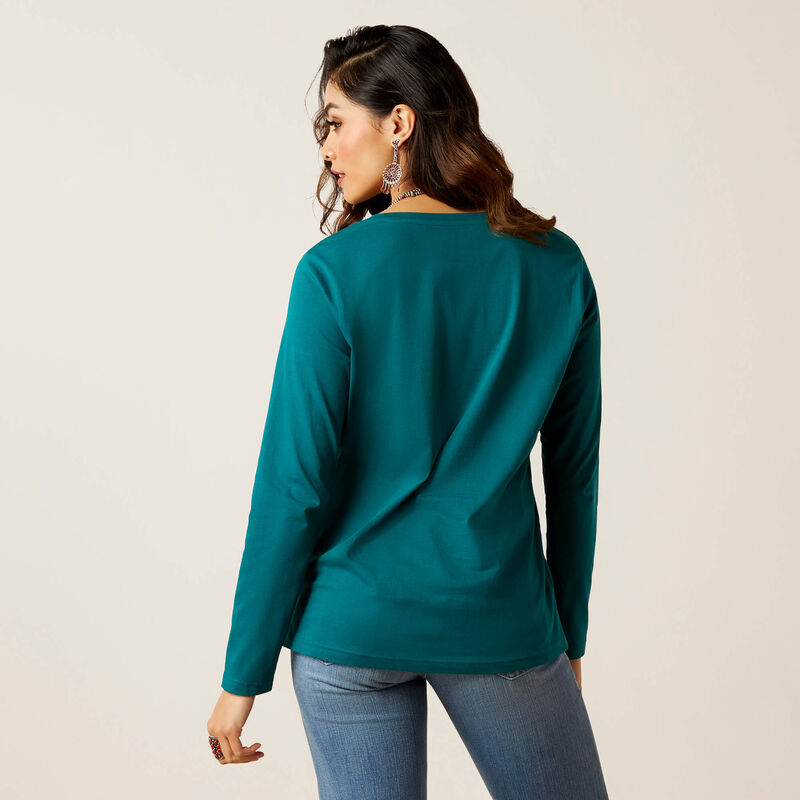 Ariat Women's Vibrant Long Sleeve Tee - Spruced Up