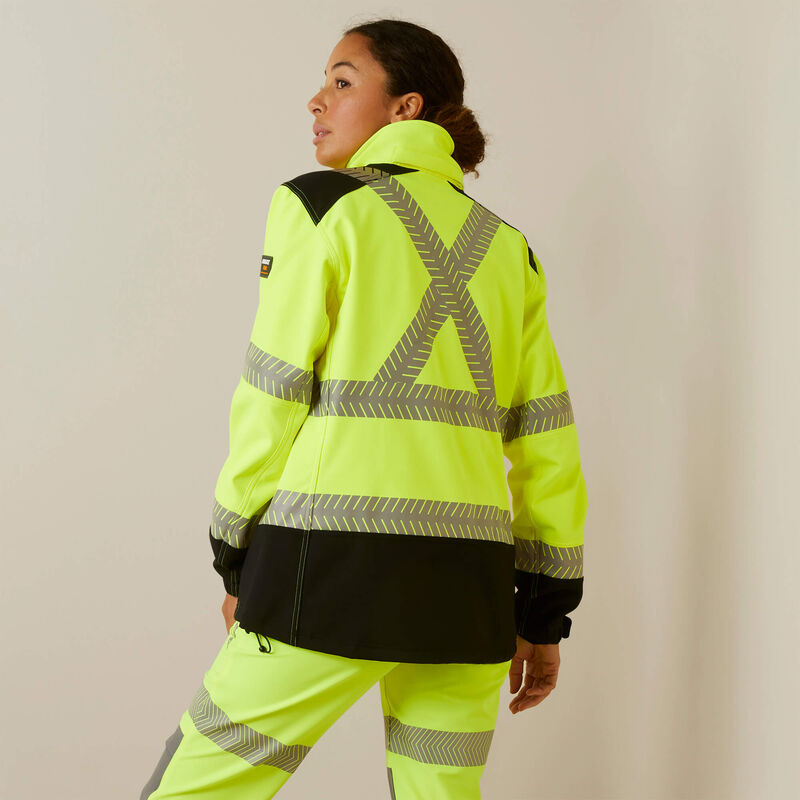 Ariat Women's Rebar Hi-Vis Softshell Jacket Hi-Vis Yellow