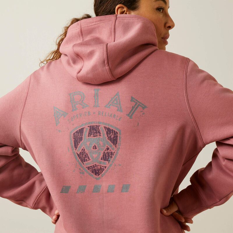 Ariat Women's Rebar Superior Hoodie - Nostalgia Rose