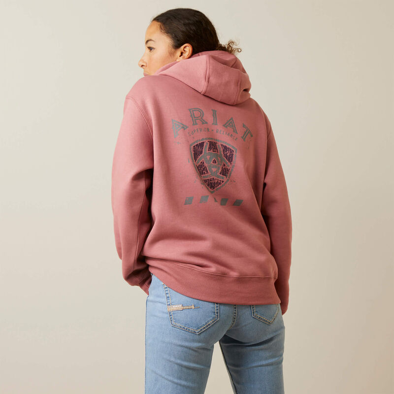 Ariat Women's Rebar Superior Hoodie - Nostalgia Rose