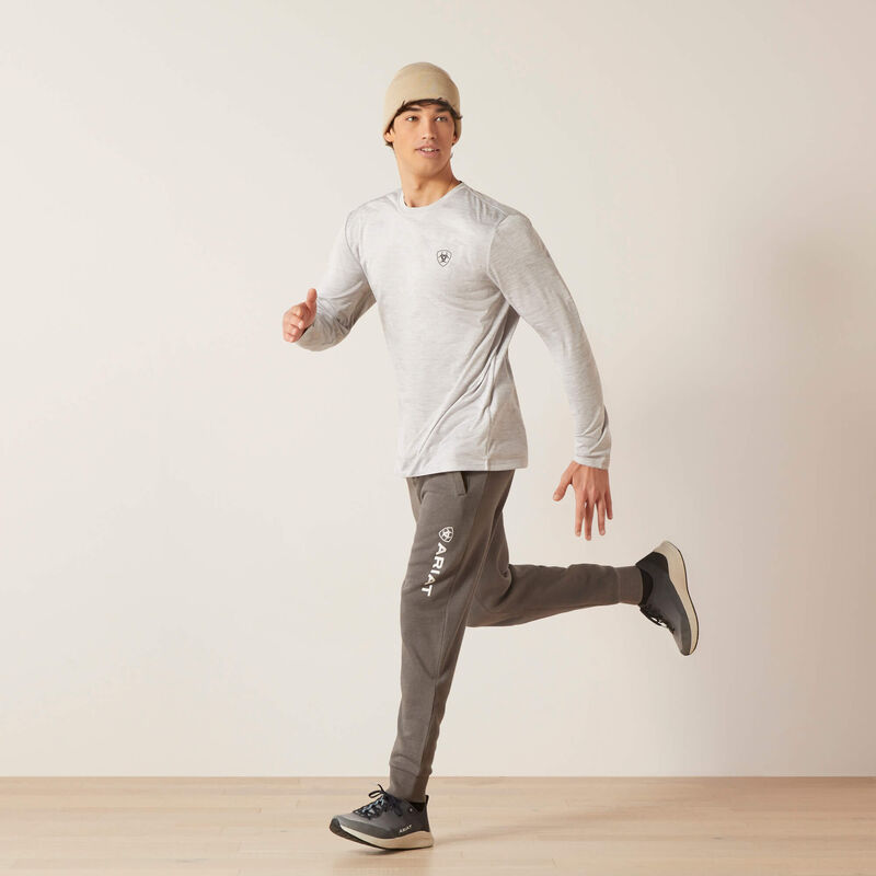 Ariat Men's Charger Camo Corps Long Sleeve T-Shirt - Grey