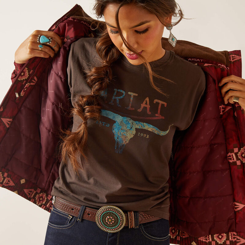 Ariat Women's Western Stable Jacket Alamo Print