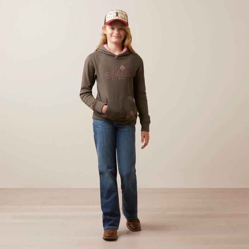 Ariat Girl's Thunderbird Sweatshirt - Banyan Bark