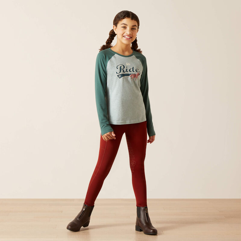 Ariat Girl's Let's Ride T-Shirt - Arctic