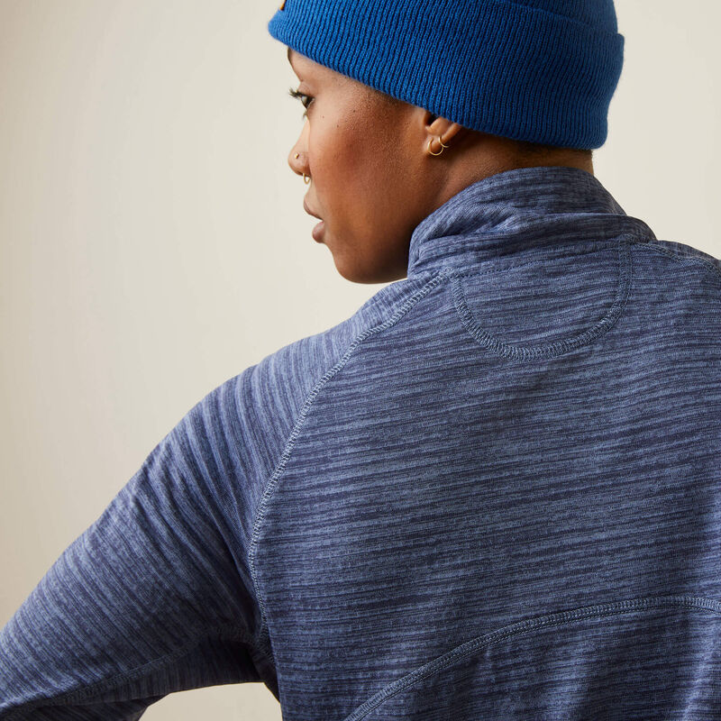 Ariat Women's Rebar Gridwork Baselayer 1/4 Zip Long Sleeve Shirt - Multiple Colours