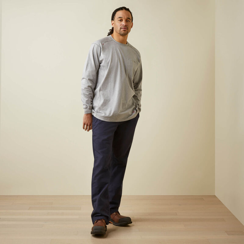 Ariat Men's Fire Resistant Air Shock Fire T-Shirt - Heather Grey