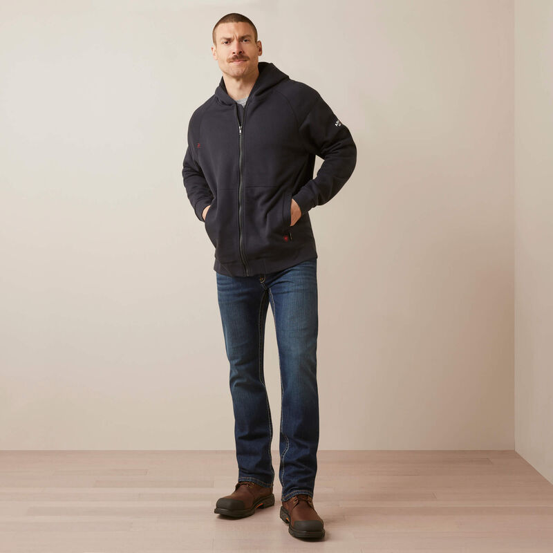 Ariat Men's FR Rev Shock Fire Hoodie - Black