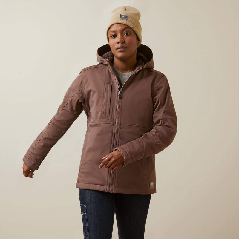 Ariat Women's Rebar DuraCanvas Insulated Jacket Peppercorn