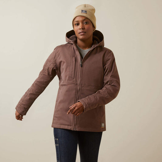 Ariat Women's Rebar DuraCanvas Insulated Jacket Peppercorn