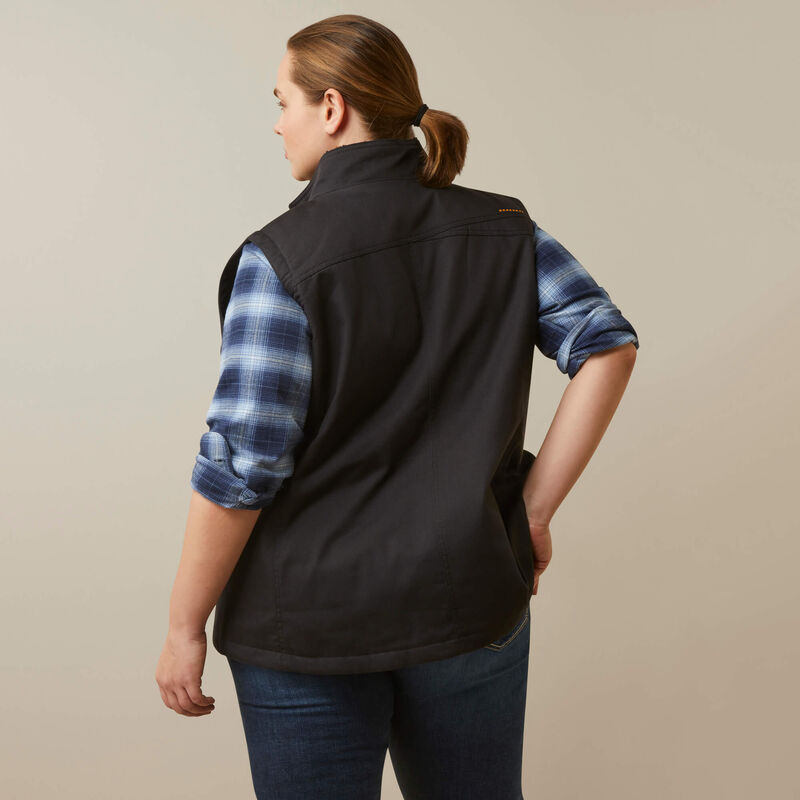Ariat Women's Rebar DuraCanvas Insulated Vest  Black