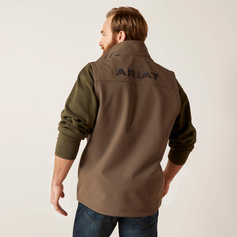 Ariat Men's Logo 2.0 Softshell Vest  Banyan Bark
