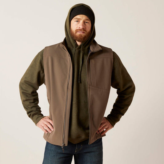 Ariat Men's Logo 2.0 Softshell Vest  Banyan Bark