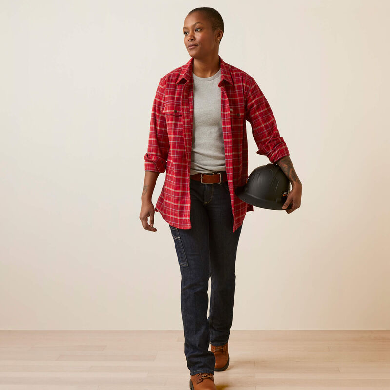Ariat Women's Rebar Flannel DuraStretch Work Shirt - Multiple Colours