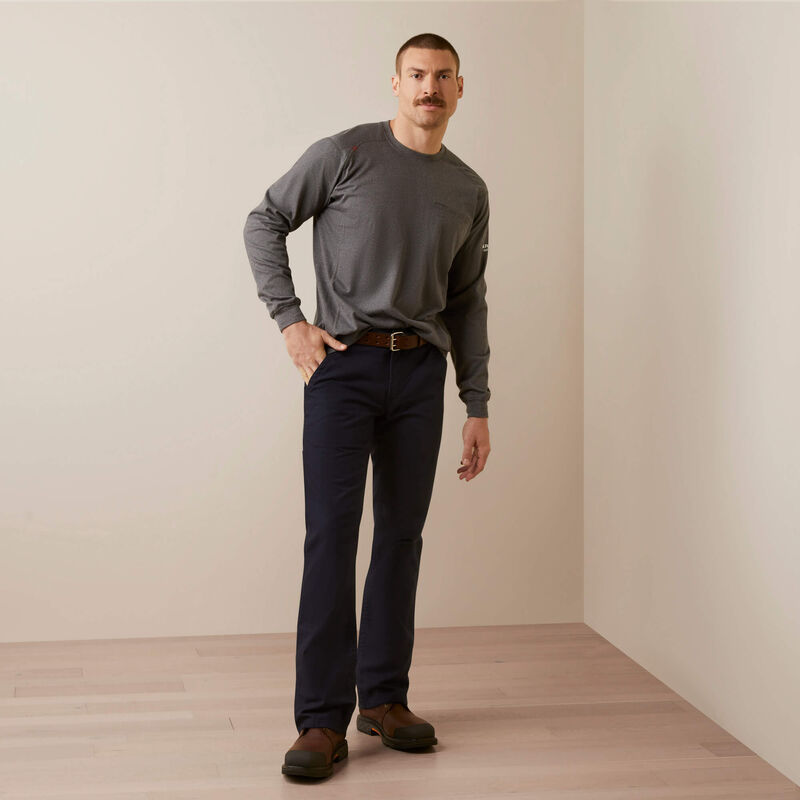 Ariat Men's Fire Resistant Air True Grit T-Shirt - Charcoal Heather