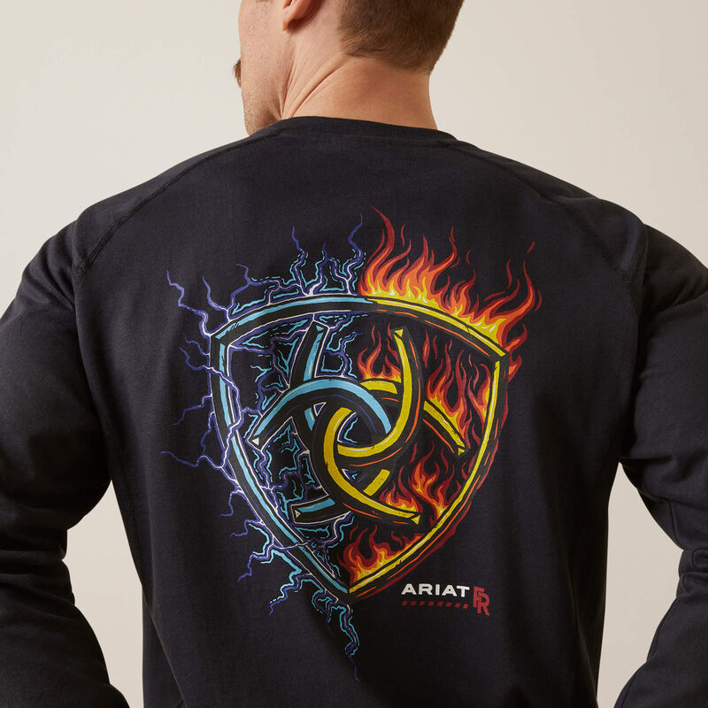 Ariat Men's Fire Resistant Air Shock Fire T-Shirt - Black