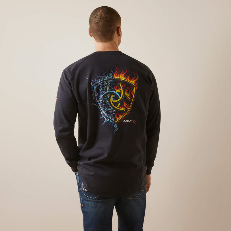 Ariat Men's Fire Resistant Air Shock Fire T-Shirt - Black