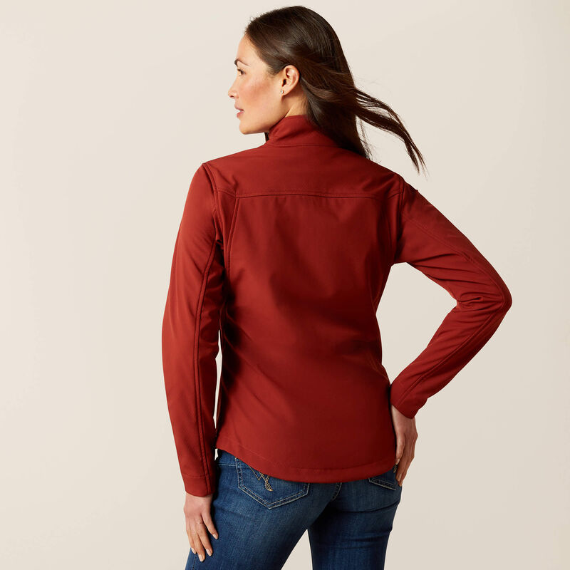 Ariat Women's New Team Softshell Jacket - Fired Brick